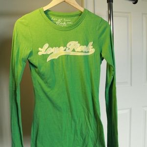 VINTAGE Pink by Victoria's Secret Long Sleeve Tee